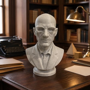 Alexander Grothendieck Bust | Mathematician Statue | Algebraic Geometry Sculpture | Mathematics Gift | Christmas & Halloween Gift