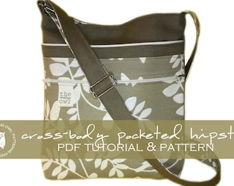 Cross-Body Pocketed Hipster - PDF Tutorial & Pattern