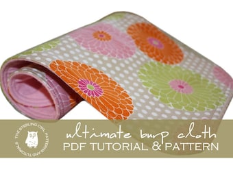 Ultimate Burp Cloth - PDF Tutorial & Pattern