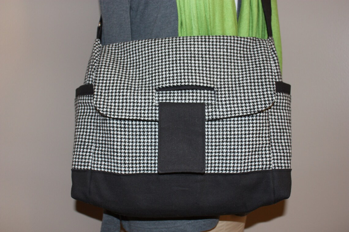 Hobo Messenger Bag With Flap PDF Tutorial and Pattern Etsy