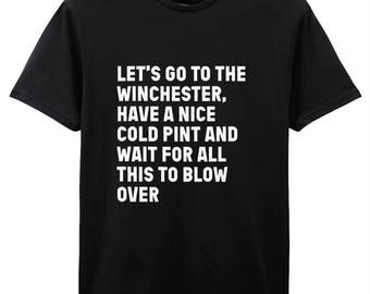 Shaun of the Dead Quote Tee Simon Pegg Cornetto Trilogy Winchester