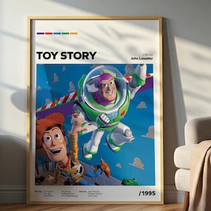 Retro Buzz Lightyear Poster - Etsy