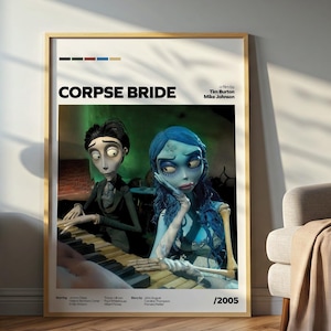 ティム・バートン監督ゴシック・ウェディング映画『コープスブライド』ポスター – ジョニー・デップ – ヘレナ・ボナム＝カーター