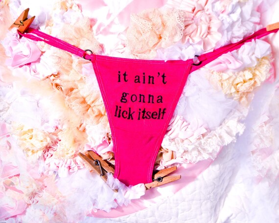 embroidered underwear