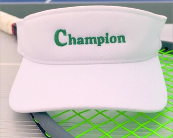 Embroidered Sun Visor | Adjustable Visor Cap | Athletic Sports Hat | Lightweight Beach Golf Visor | Summer Sports Hat | Tennis Player Gift