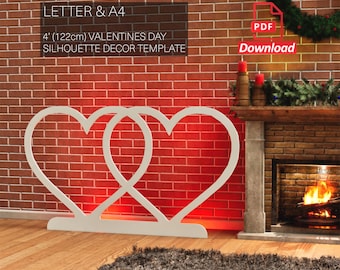 4ft Valentine LOVE Sign Template | Fun DIY Trace & Cut Stencil ...
