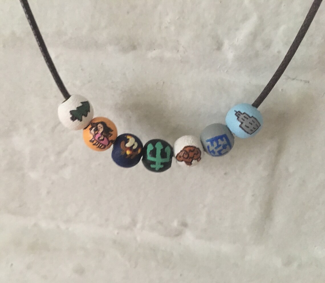 Percy Jackson Annabeth Chase Necklace Mini Beads Etsy
