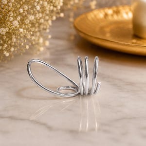 Arthritis Thumb Knuckle Ring 925 Sterling Silver Plated Mallet Trigger EDS MCP Hyperextension Adjustable Ring