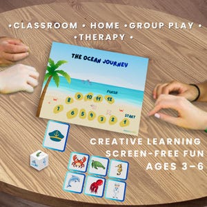 Interactive ocean activity for children during storm days and indoor learning time