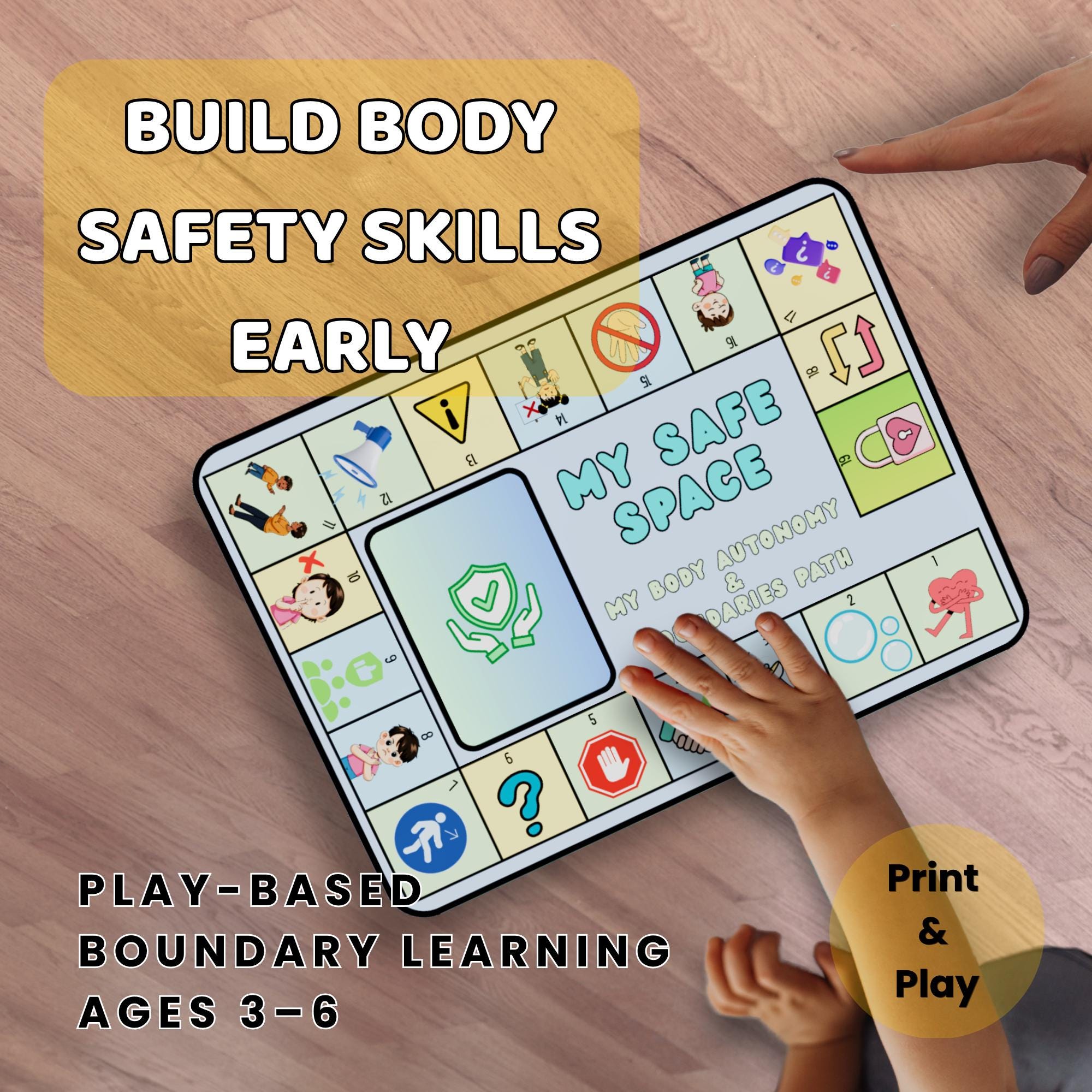 Body Safety Board Game for Kids | Boundaries & Consent Activity ...