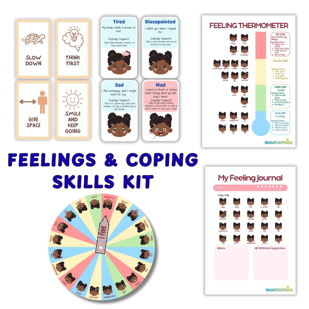 Emotion Regulation Kit Emotional Regulation Kit | Calm Down Corner Tool | SEL Feelings Cards ...