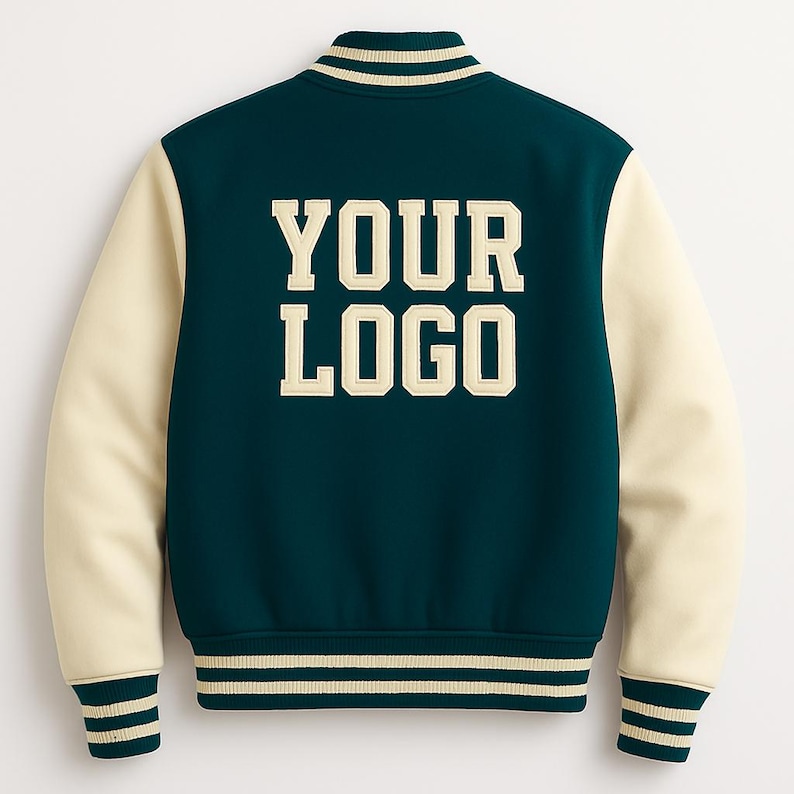 Varsity Jacket Lettering Custom Varsity Jacket: Personalized Embroidered Logo Letterman Jacket ...