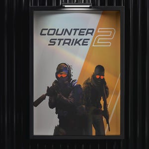 Counter Strike 2 Poster | Gaming Artworks | High Quality Matte Print | Free USA & UK Shipping | Video Game Poster | Wall Decor | Gamer Gifts
