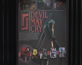 Devil May Cry Poster | Gaming Artworks | High Quality Matte Print | Free USA & UK Shipping | Video Game Poster | Wall Decor | Gamer Gifts