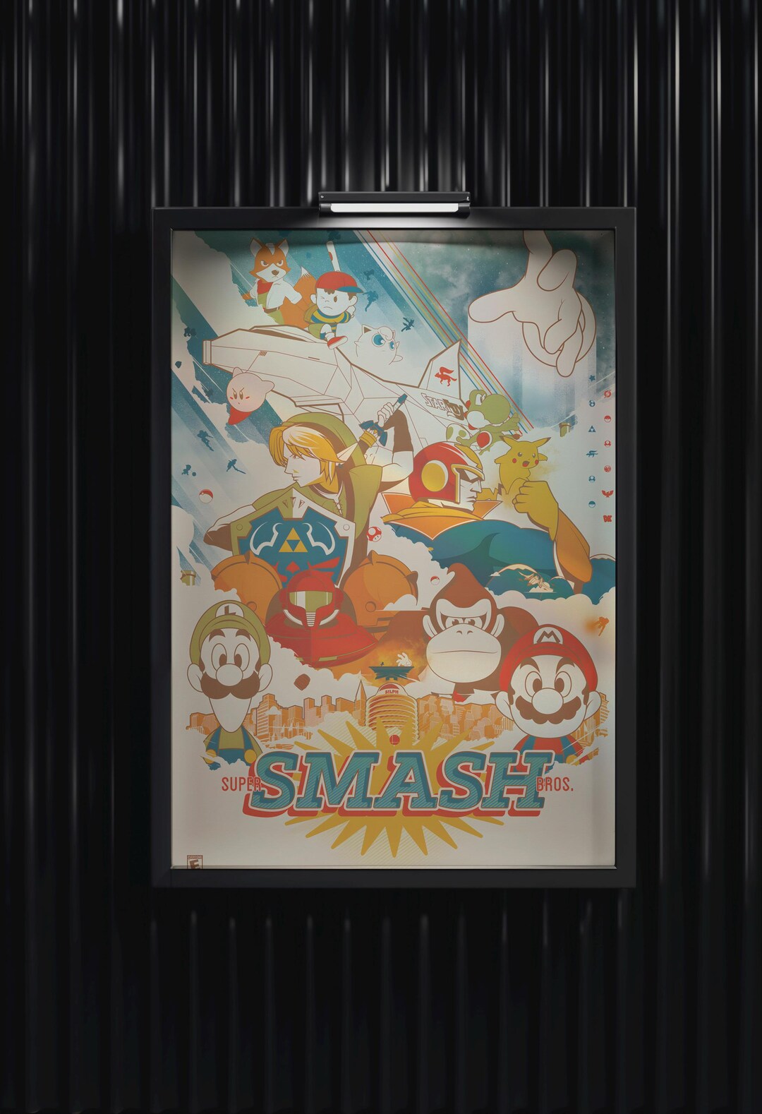 Super Smash Bros Poster | Gaming Artworks | High Quality Matte Print ...