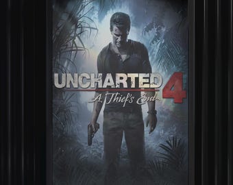 Uncharted 4 Poster | Gaming Artworks | High Quality Matte Print |Free USA & UK Shipping | Video Game Poster | Wall Decor | Gamer Gifts