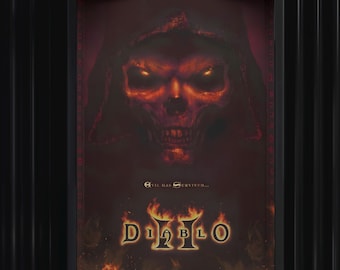 Vintage Book: Diablo Game Manual From Blizzard Entertainment 1996