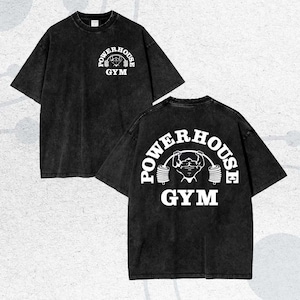 LÝFT × POWER HOUSE GYM ビンテージTシャツ ブラック XL Powerhouse