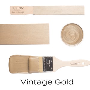 Fusion Mineral Paint Vintage Gold Metallic
