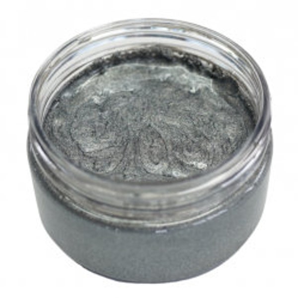 Black Graphite Posh Chalk Metallic Textured Paste