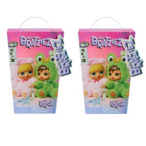Authentic MGA Bratz Bratziez Iconz Seriez Plush Keychain Blind Box Bag Charm Pendant(Blind Box)