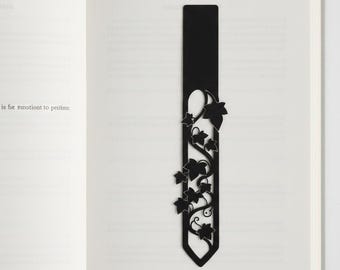Personalized Ivy Metal Bookmark / Custom Name Vine Design / Botanical Page Marker / Nature Lover Gift / Mom Birthday Gift / Gardener Gift