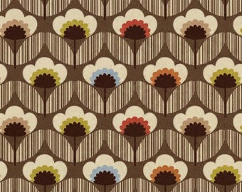 Retro Vintage Geometric Fabric by the Meter – Honeycomb Texture