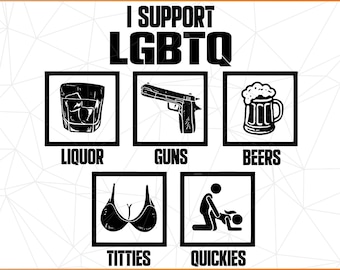I Support LGBTQ Png, Pride Month Social Justice Png, LGBTQ Support Gift, Funny Meme Gift