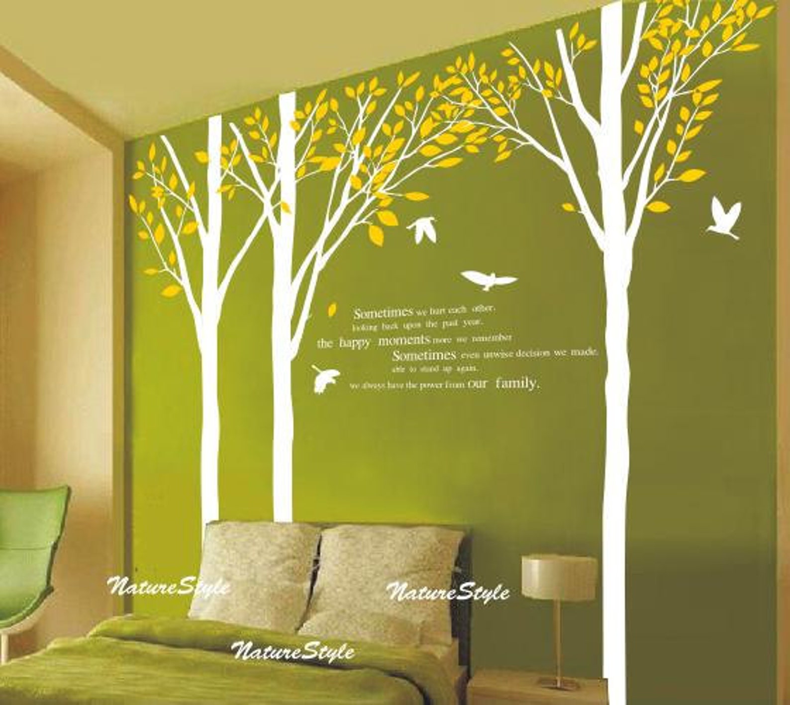 Wall Decal Tree Wall Decal Nursery Wall Decal Baby Wall Decal Etsy