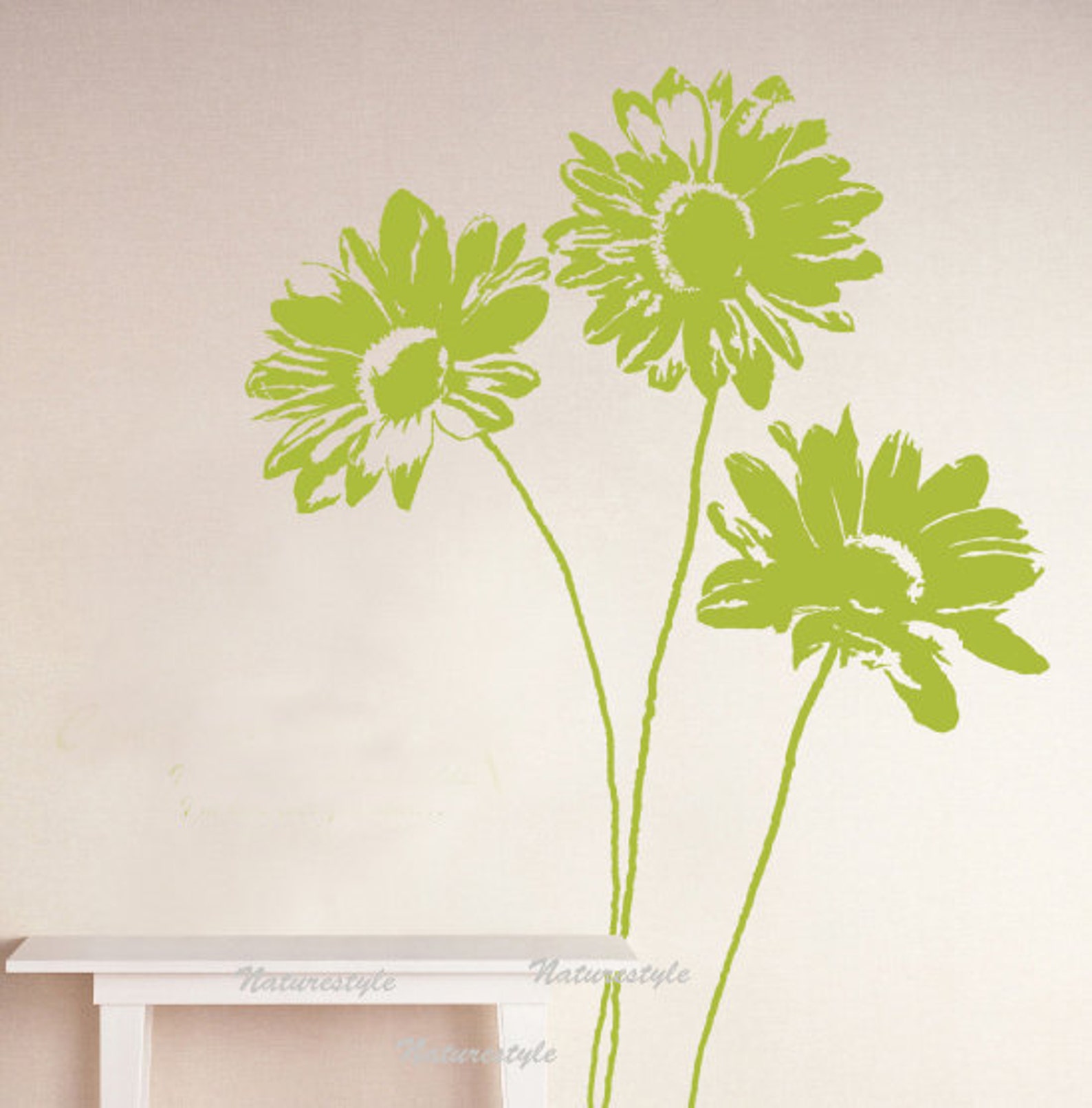 Beautiful Sunflower sunflower Wall Decal Nursery Wall Sticker Etsy