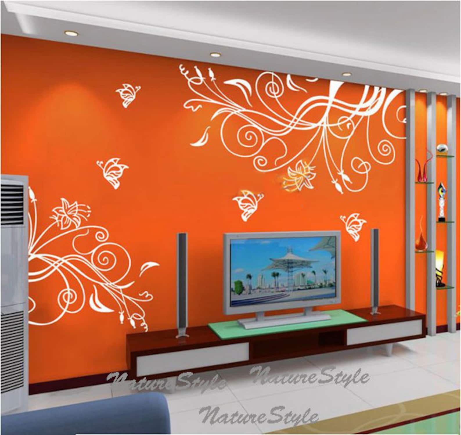 Nursery wall decal Vinyl wall decals flower wall sticker decal Etsy