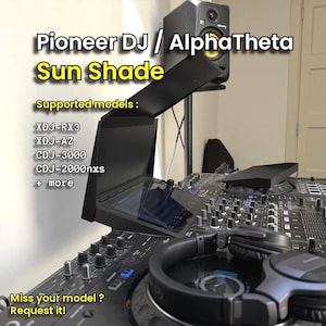 Zonnescherm voor AlphaTheta/PioneerDJ: xdj-az - xdj-rx3 - cdj2000nxs - cdj3000 – Buiten DJ-scherm