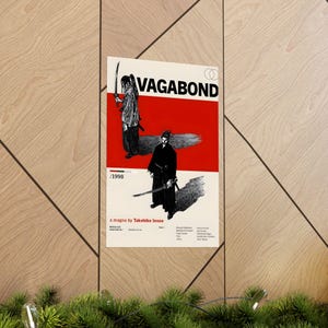 Vagabond Manga Poster, Musashi Samurai Wall Art for Anime Room, Japanese Ink Style Manga Print, Seinen Warrior Decor, Martial Arts Aesthetic image 7