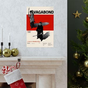 Vagabond Manga Poster, Musashi Samurai Wall Art for Anime Room, Japanese Ink Style Manga Print, Seinen Warrior Decor, Martial Arts Aesthetic image 9