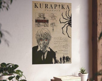 Kurapika Hunter x Hunter Poster, Scarlet Eyes Anime Wall Art, Kurta Clan Revenge Aesthetic Print, Shonen Manga Decor, HxH Fan Gift