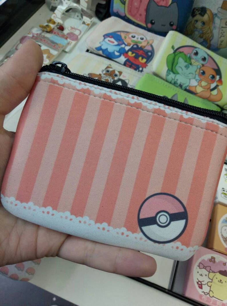 Mimikyu and Pikachu Pokemon coin purse wallet