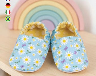 Baby Shoe Sewing Pattern, Newborn Slippers (PDF Instant Download)