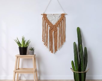 Minimalist Nordic Quaste Wandbehang | Handgefertigtes Wohndekor D45