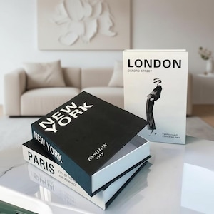 Modern Decorative Fake Book Box | Elegant Hidden Storage for Bedroom & Living Room D34