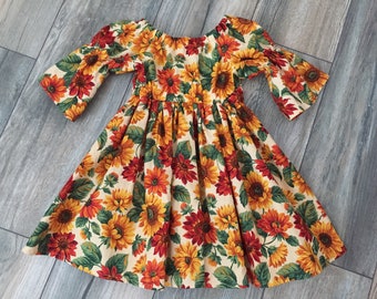 12 month sunflower dress