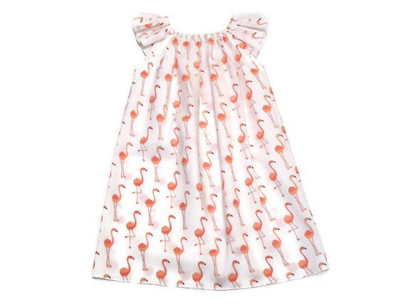 pink flamingo sundress