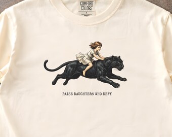 Women's Rights Shirt: Raise Daughters Who Defy T-shirt, Girl and Women Empowerment Comfort Colors Tee