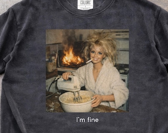 Funny Doll Face Meme T-shirt: 90s Style Distressed Vintage Doll Smoking Graphic Tee, Comfort Colors Dark Humor Shirt