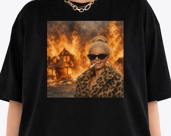 Retro Smoking Doll Face Meme T-shirt: 90s Vintage Sarcastic Doll Meme Comfort Colors Shirt