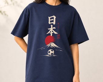 90s Japan Game Day Shirt: Retro Soccer 日本 Graphic Tee, Distressed サッカー Team T-shirt, Japanese Football Fan Gift