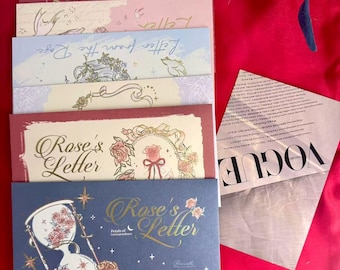 Premium Romantic Rose Gold Foil Envelopes – Handmade Stationery for Love Letters, Wedding Cards, Birthdays, Keepsake Notes