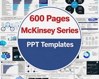 600+ McKinsey Style PPT Templates | Fortune 500 Consulting Decks, Executive Presentations, High-Level Reporting Logic Frameworks