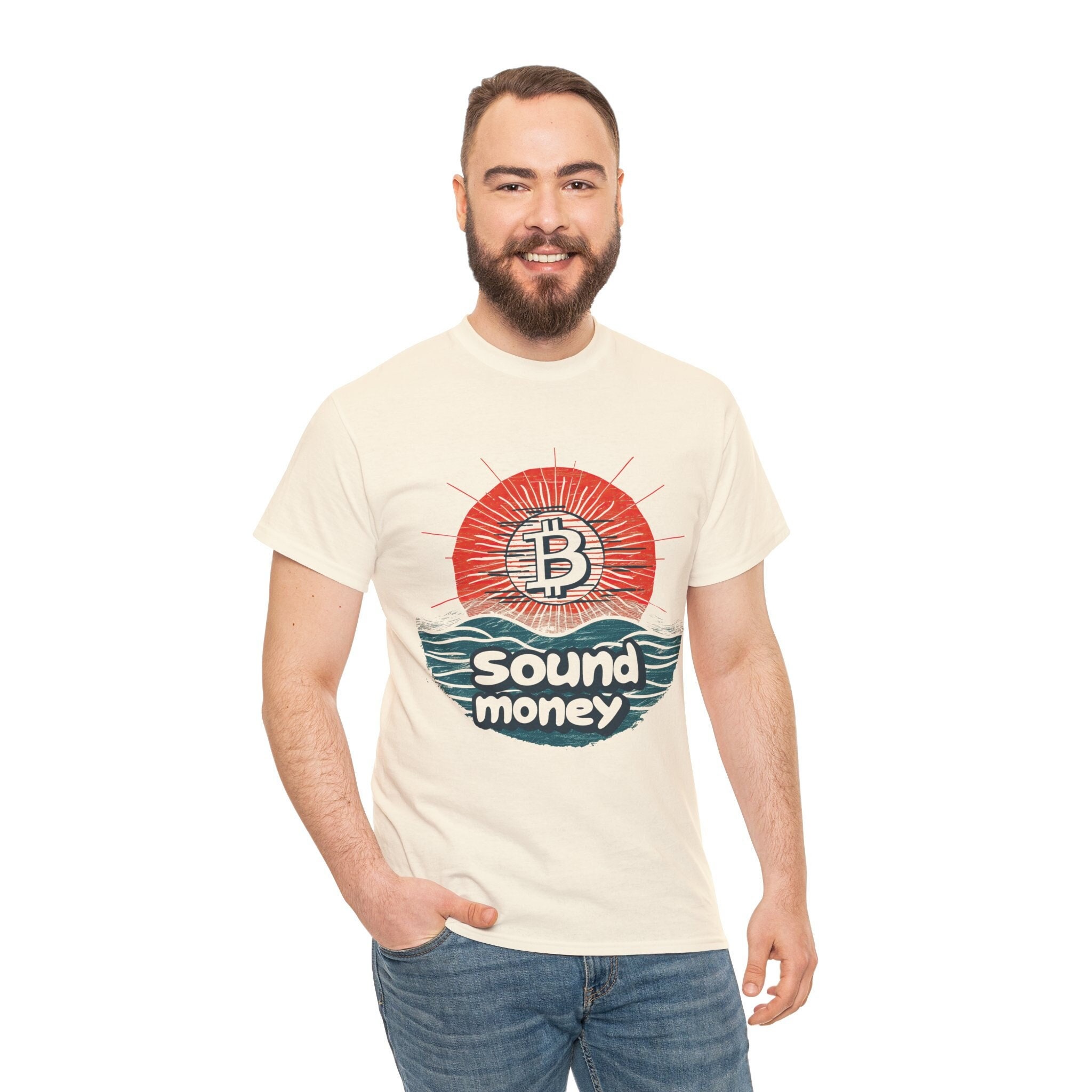 Sound Money T-Shirt - Bitcoiner Swag - BTC Merch - Bitcoin Unisex Heavy Cotton Tee