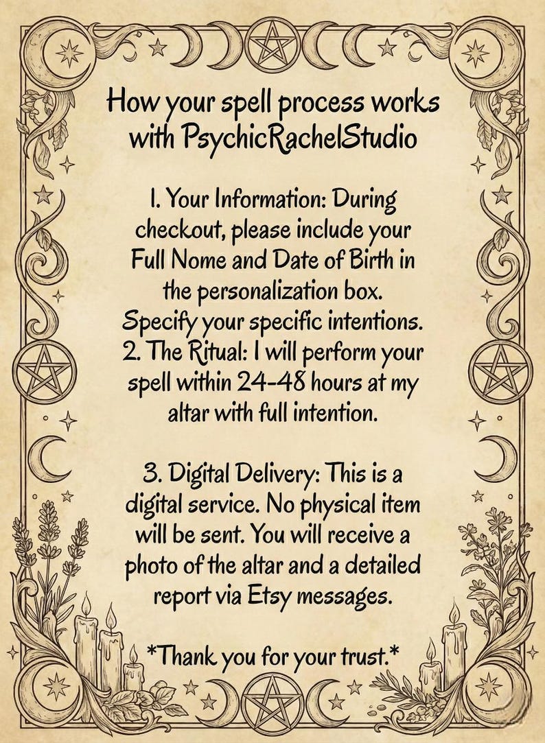 Poderoso hechizo de texto Contáctame ahora Ritual Piensa en mí y llámame Lanzamiento de hechizo de comunicación rápida Lanzamiento el mismo día imagen 9
