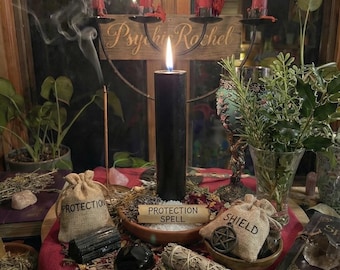 Poderoso hechizo de protección, elimina energía negativa, elimina maldiciones, purificación espiritual, aleja la mala suerte, escudo psíquico, se lanza el mismo día.